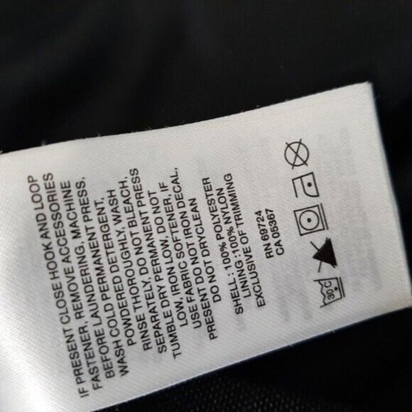 COLUMBIA Omni-Shield Jacket Coat w/ Hood Windbreaker Black Sz M - Picture 10 of 10